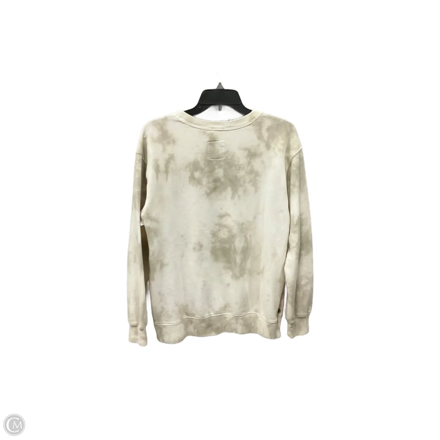 Sweatshirt Crewneck By Abercrombie And Fitch In Tan, Size: S