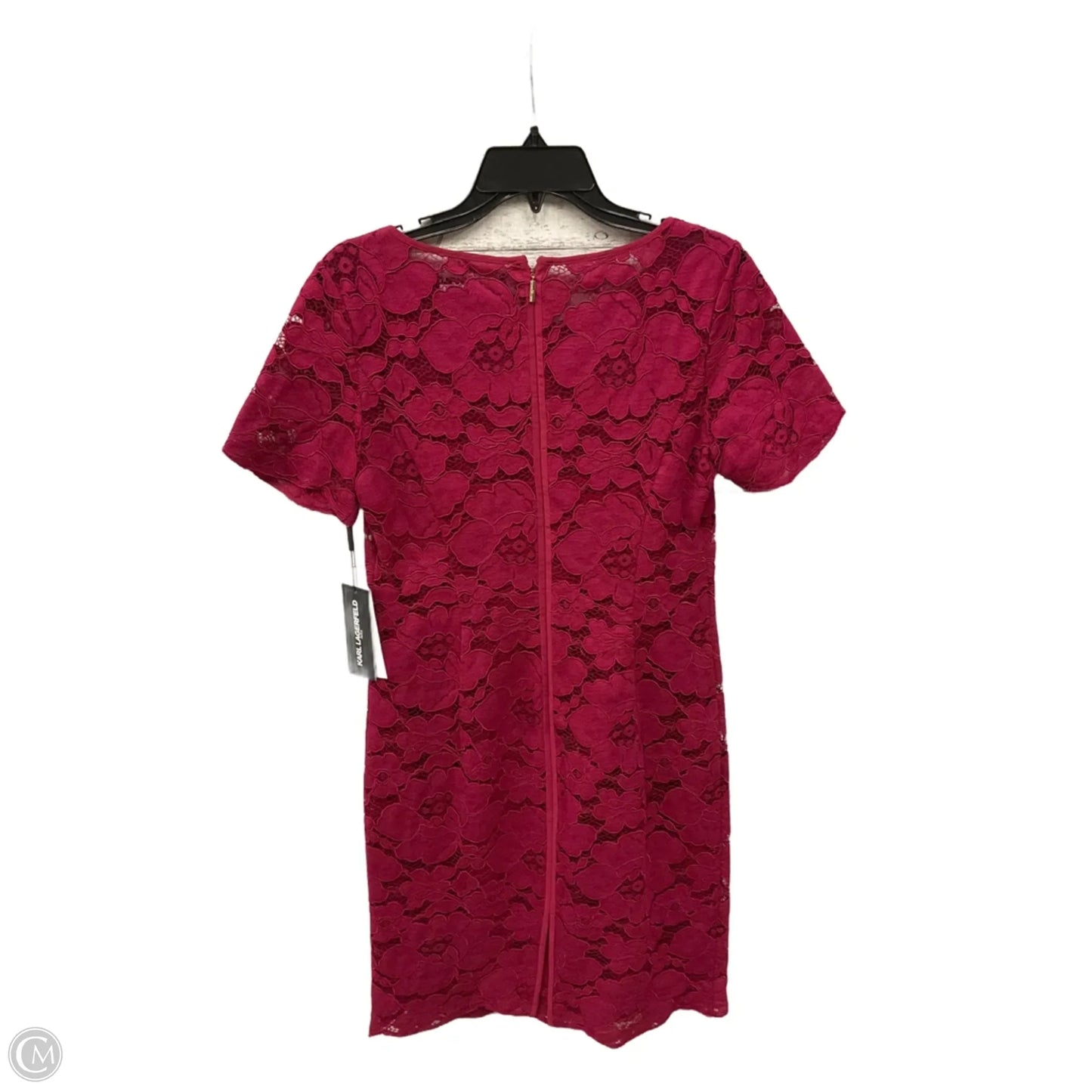 Dress Designer By Karl Lagerfeld In Pink, Size: 8
