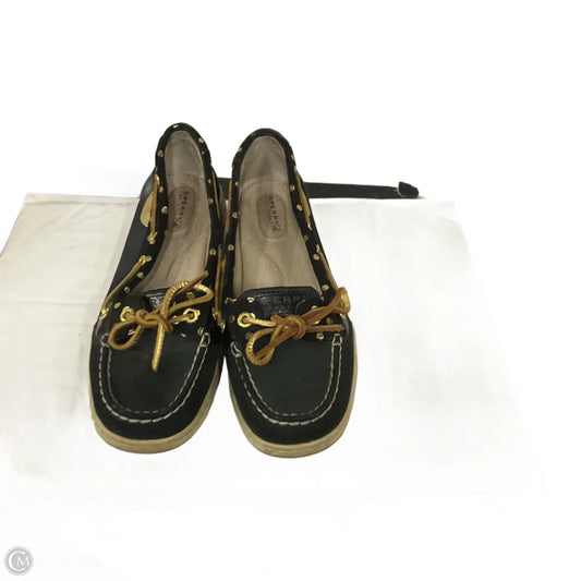 Shoes Flats By Sperry In Black, Size: 8