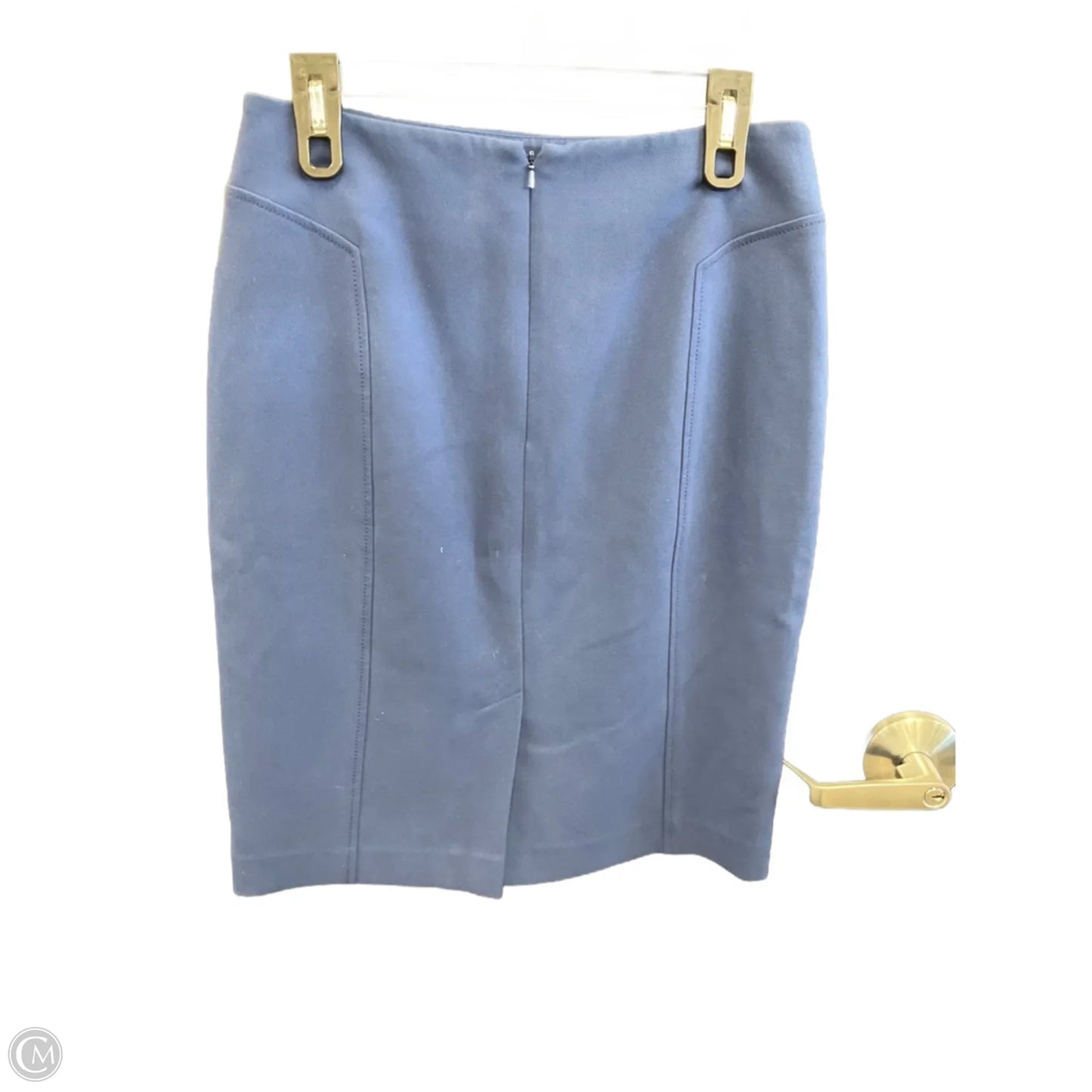 Skirt Midi By Halogen In Blue, Size: 6