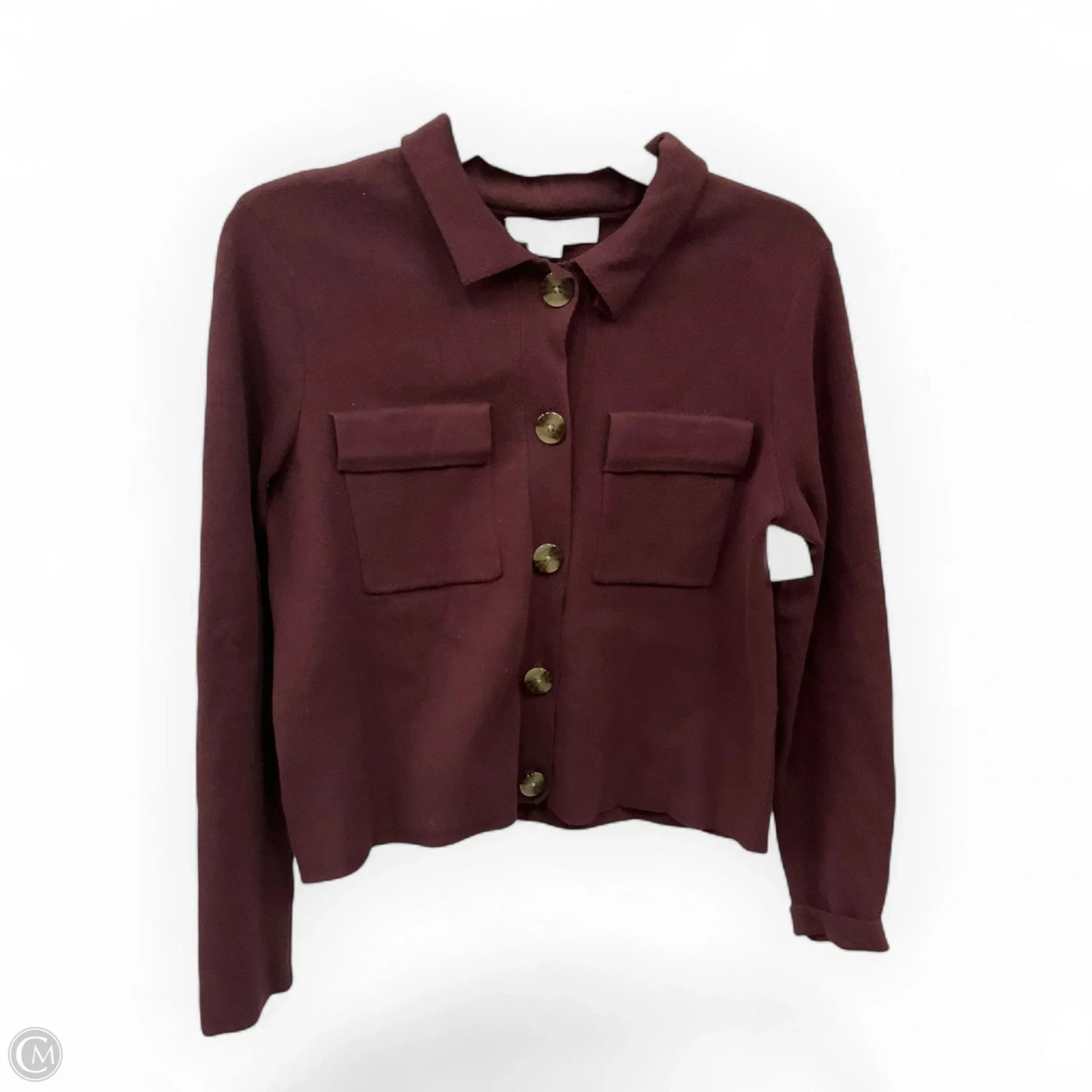 Cardigan By Loft In Red, Size: S