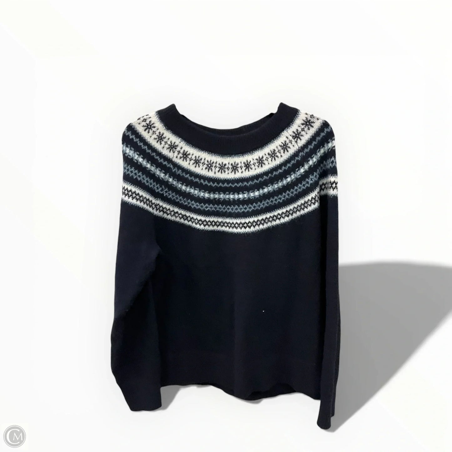 Sweater By Croft And Barrow In Blue, Size: L