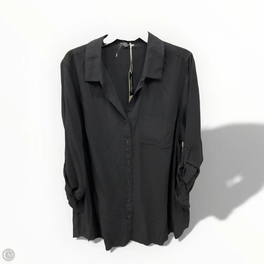 Blouse 3/4 Sleeve By Velvet Heart In Black, Size: 2x