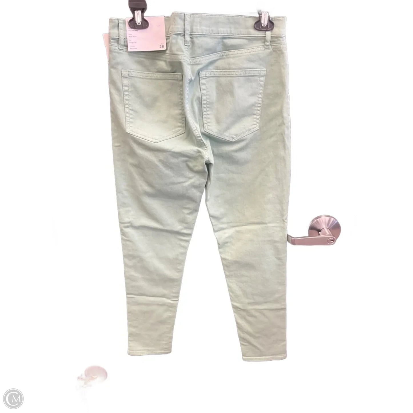 Jeans Skinny By Loft In Green, Size: 6