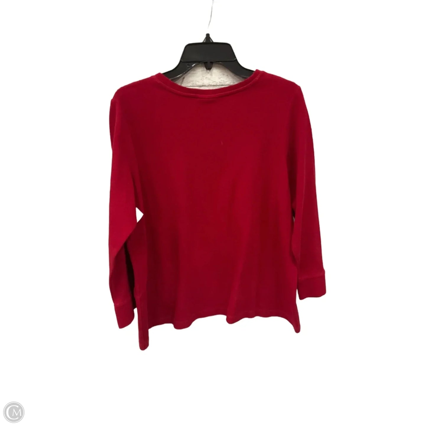 Top Long Sleeve By J. Jill In Red, Size: Xl