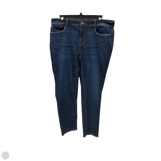 Jeans Skinny By J. Jill In Blue Denim, Size: 16