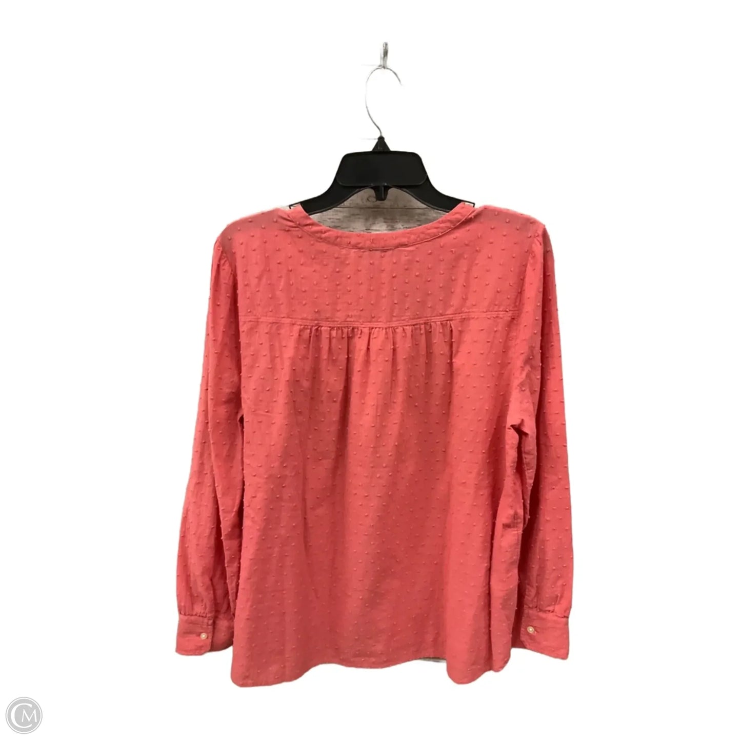 Top Long Sleeve By Loft In Pink, Size: Xl