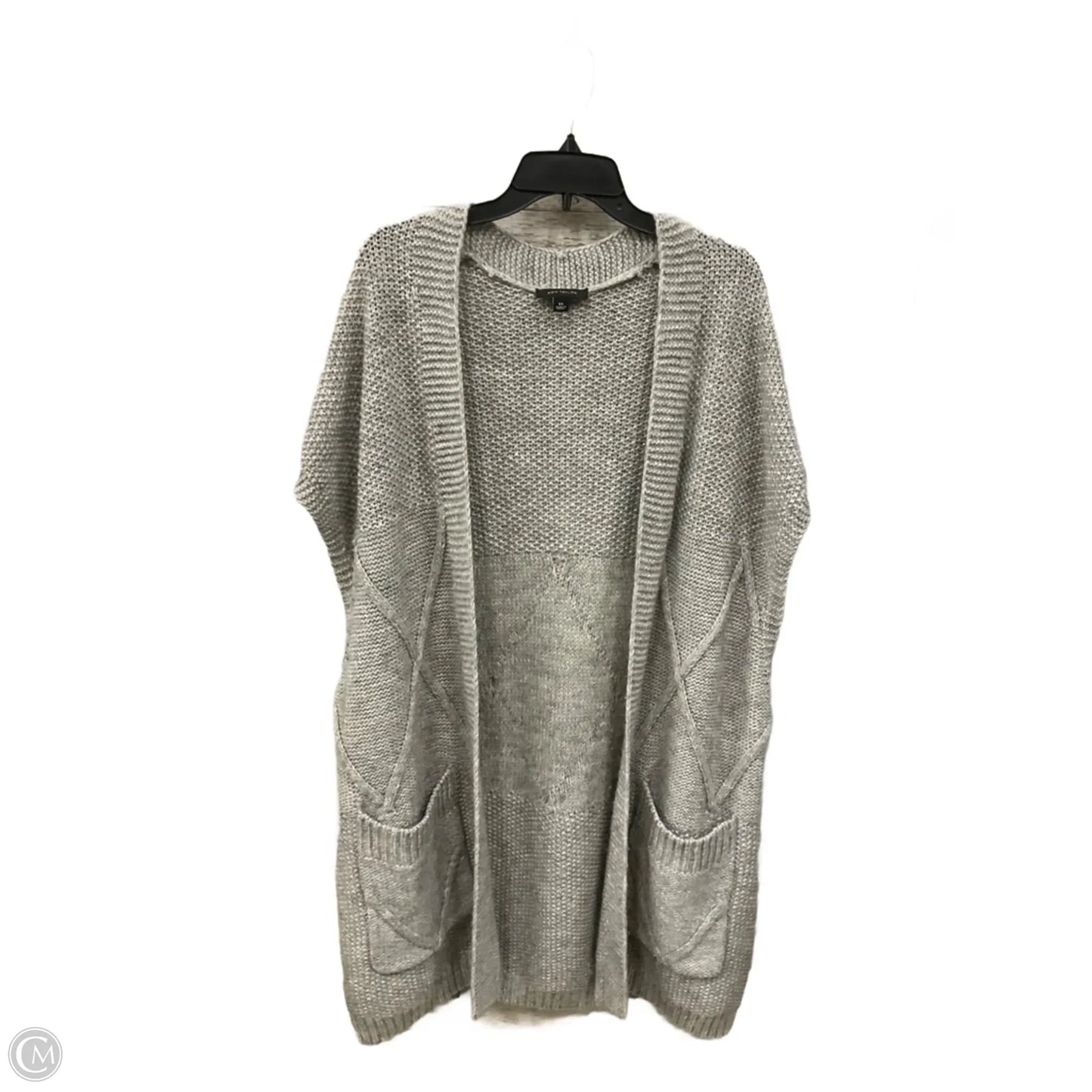 Cardigan By Ann Taylor In Grey, Size: Xl
