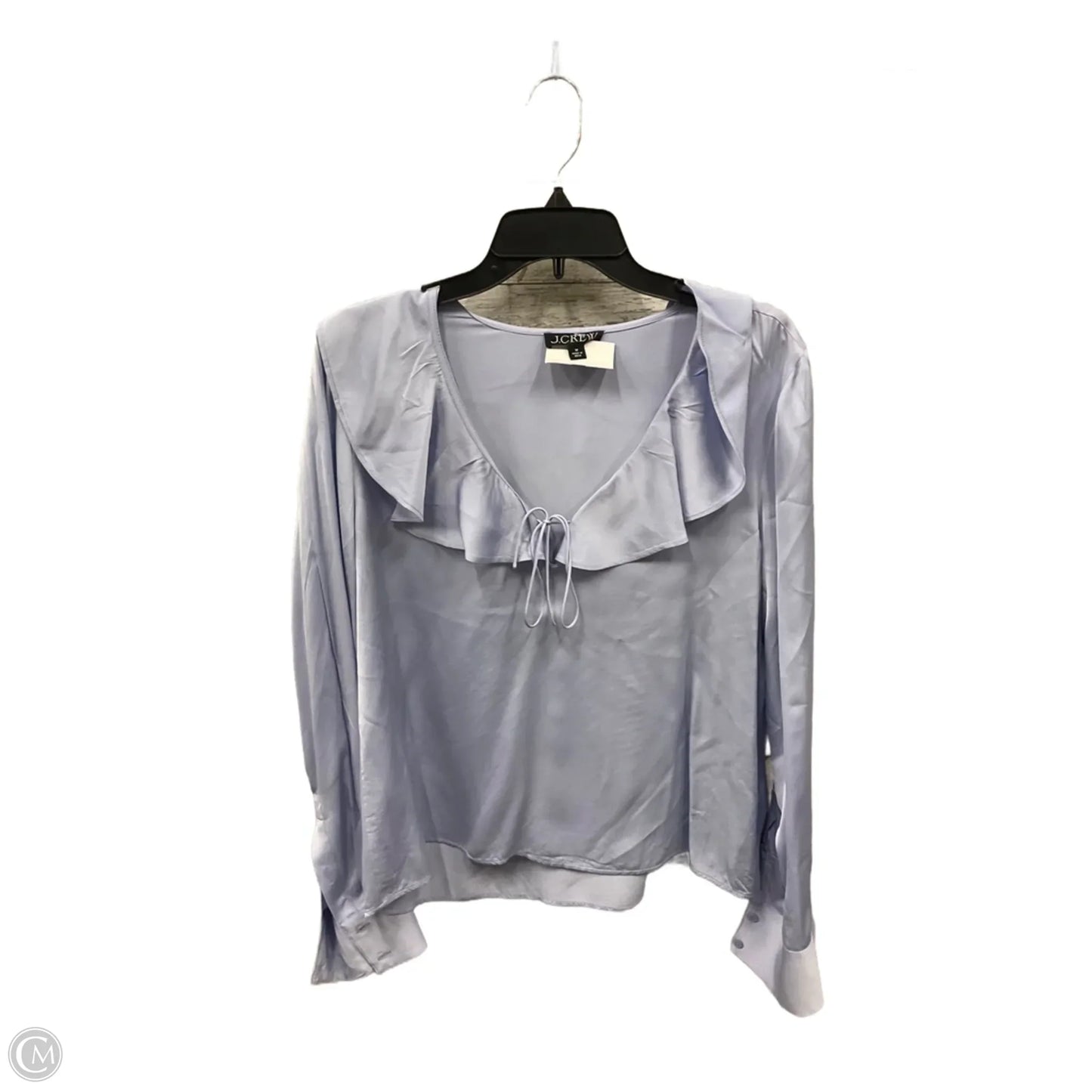 Top Long Sleeve By J. Crew In Blue, Size: M