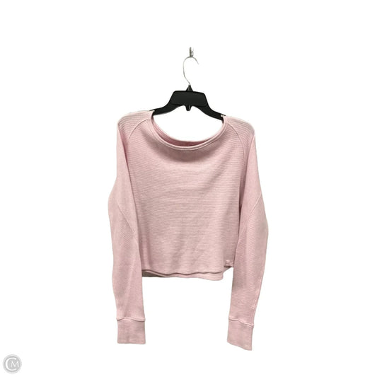 Top Long Sleeve By We The Free In Pink, Size: S