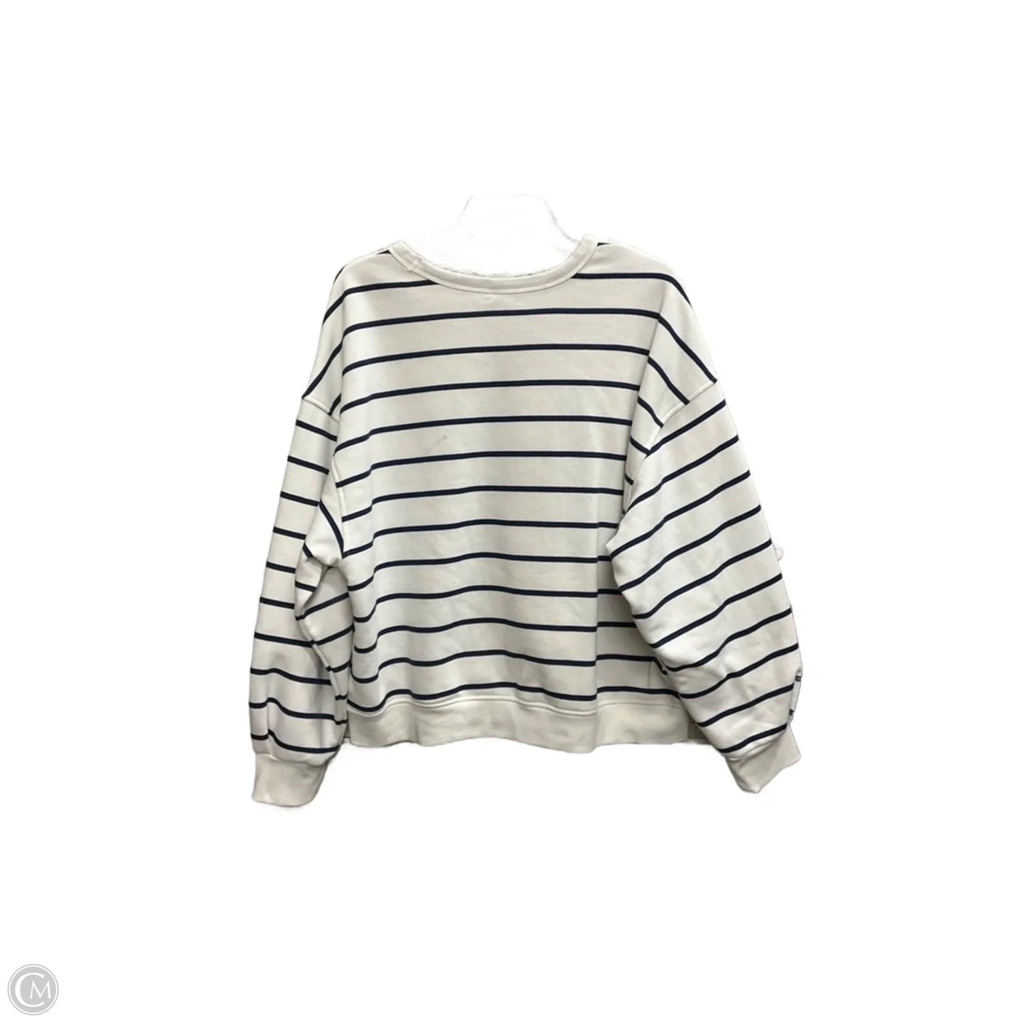 Sweatshirt Crewneck By Old Navy In Striped Pattern, Size: Xl