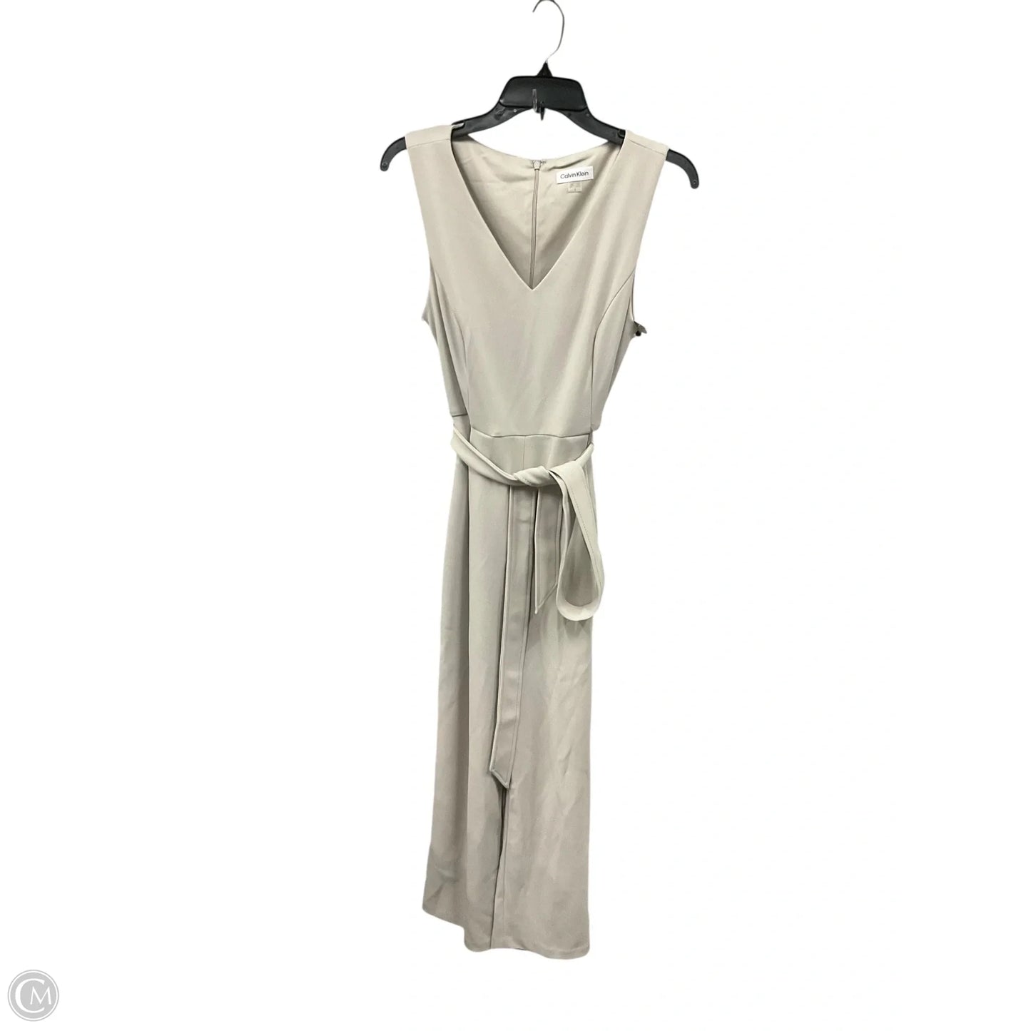 Jumpsuit By Calvin Klein In Tan, Size: 8