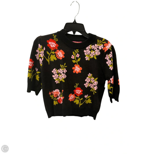 Sweater Short Sleeve By Thml In Black, Size: M