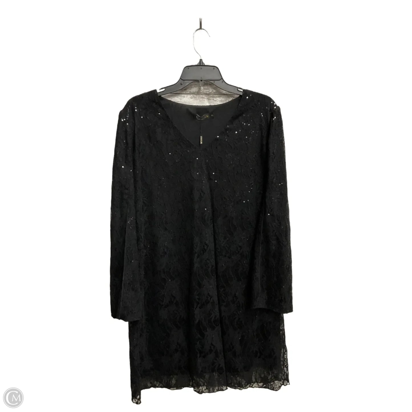 Dress Casual Midi By Clothes Mentor In Black, Size: Xl