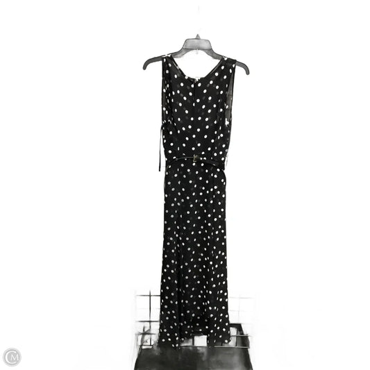 Dress Casual Midi By Tommy Hilfiger In Black, Size: 14