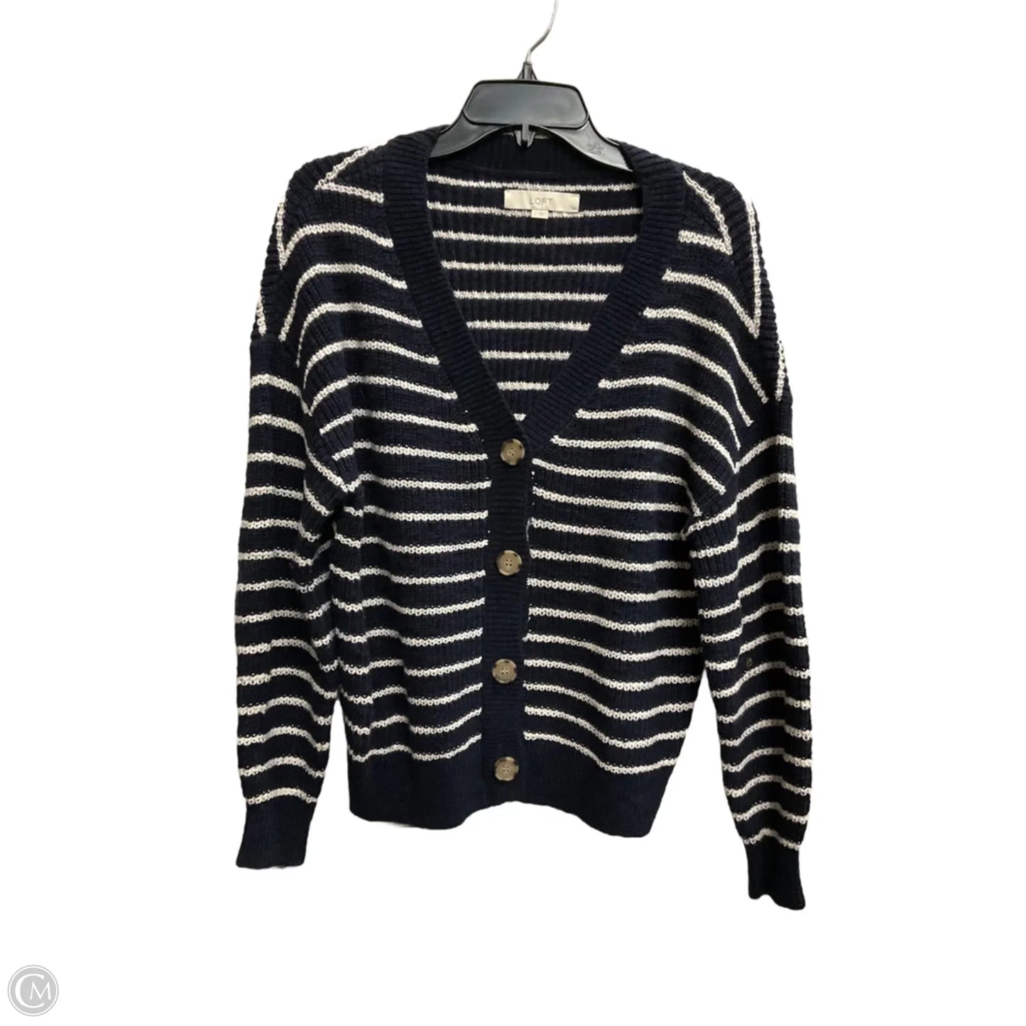 Cardigan By Loft In Navy, Size: L