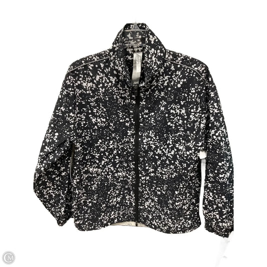 Athletic Jacket By Fabletics In Black, Size: S