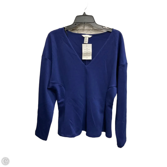 Dress Casual Midi By H&m In Blue, Size: L