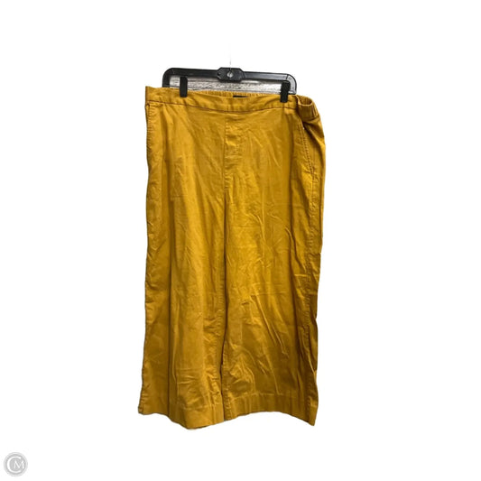 Pants Linen By Banana Republic In Yellow, Size: 18