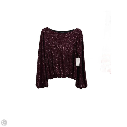 Top Long Sleeve By Karen Kane In Red, Size: M