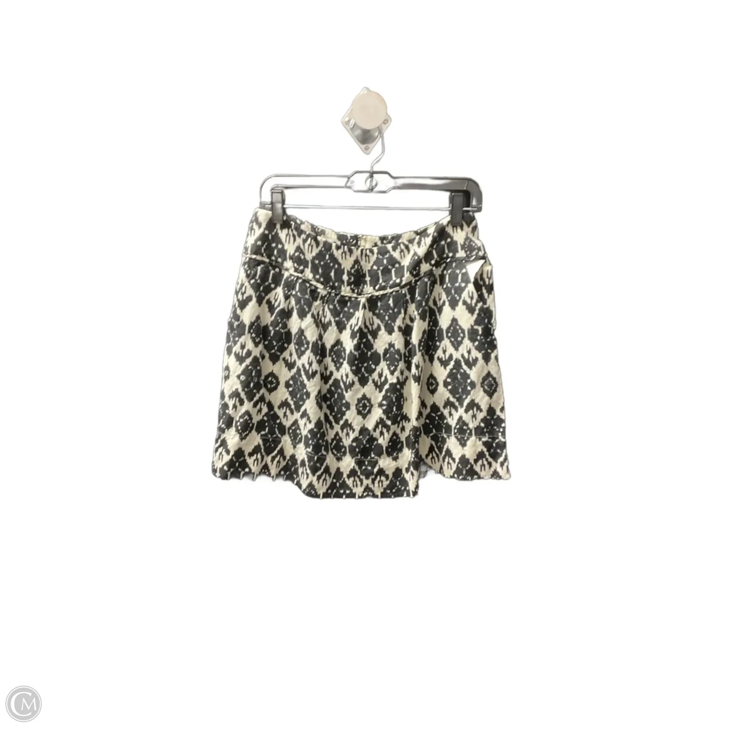 Skirt Mini & Short By Loft In Black & White, Size: 6