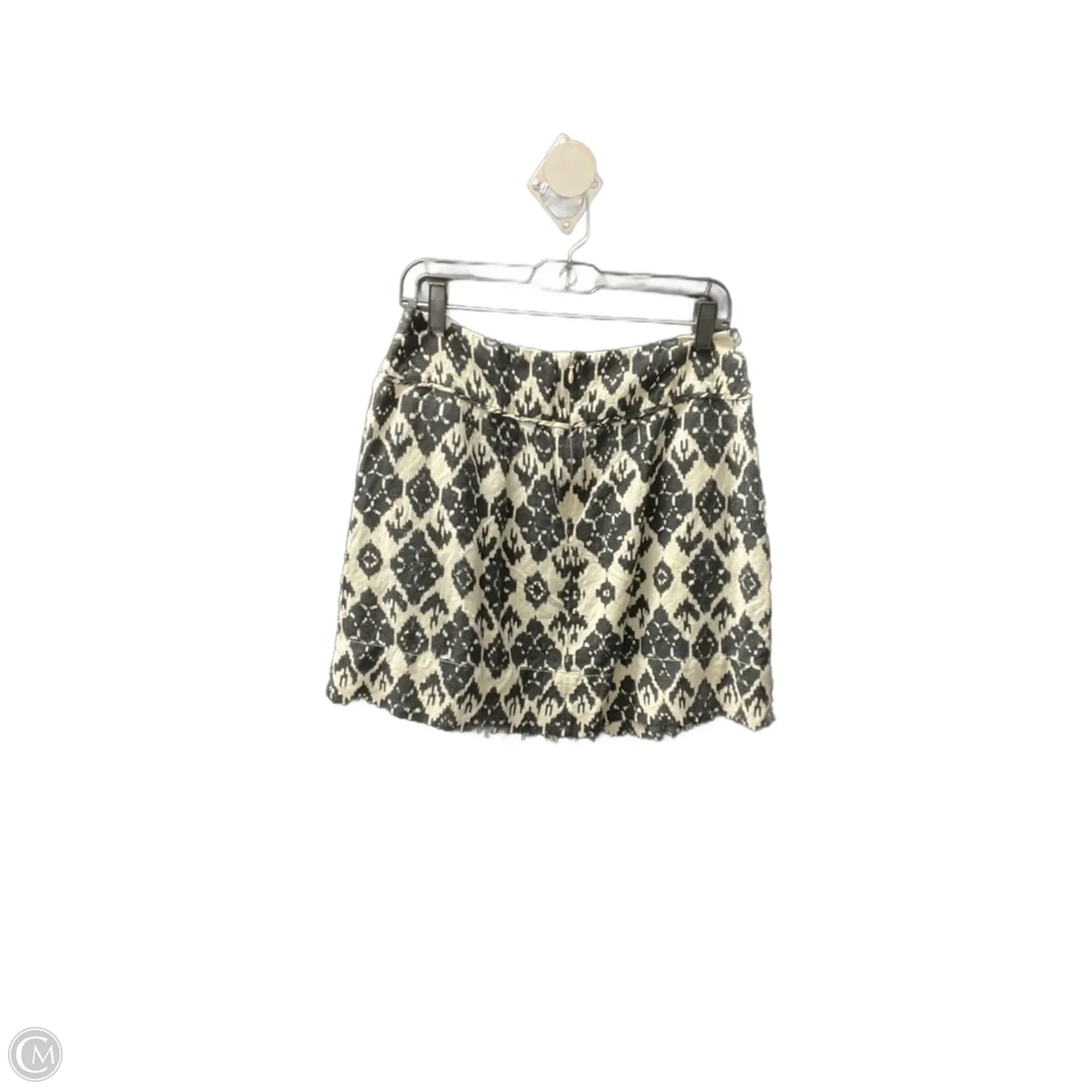Skirt Mini & Short By Loft In Black & White, Size: 6