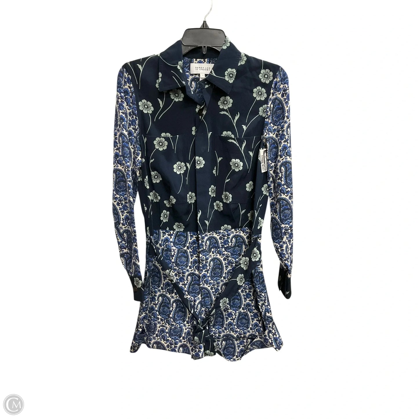 Romper Designer By Derek Lam In Blue, Size: 2