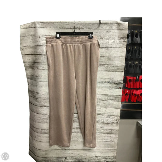 Athletic Pants By Danskin In Tan, Size: Xl