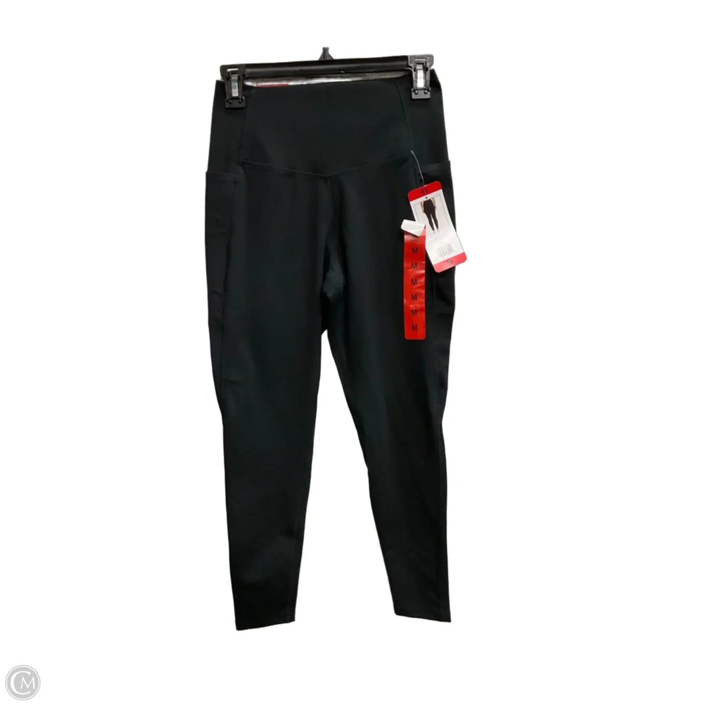 Athletic Leggings By Danskin In Black, Size: M