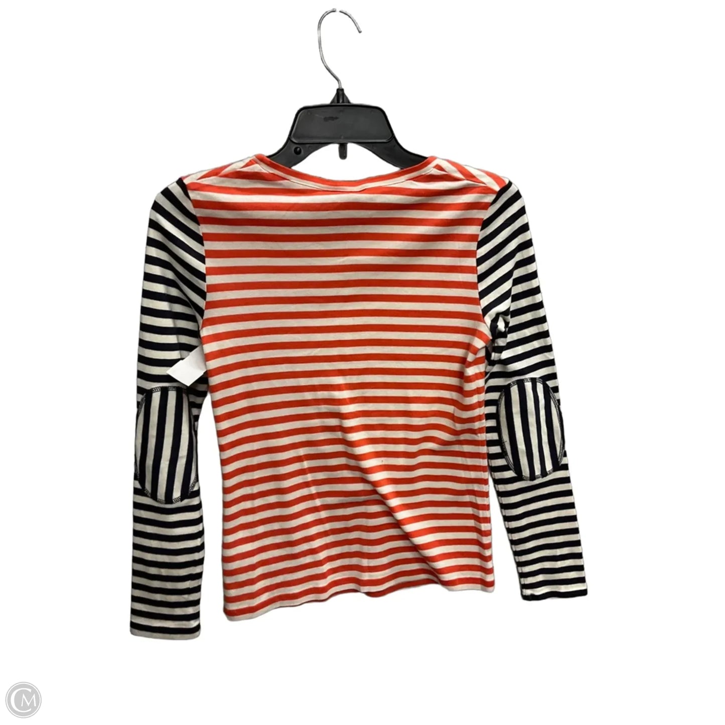 Top Long Sleeve Designer By Tory Burch In Striped Pattern, Size: S