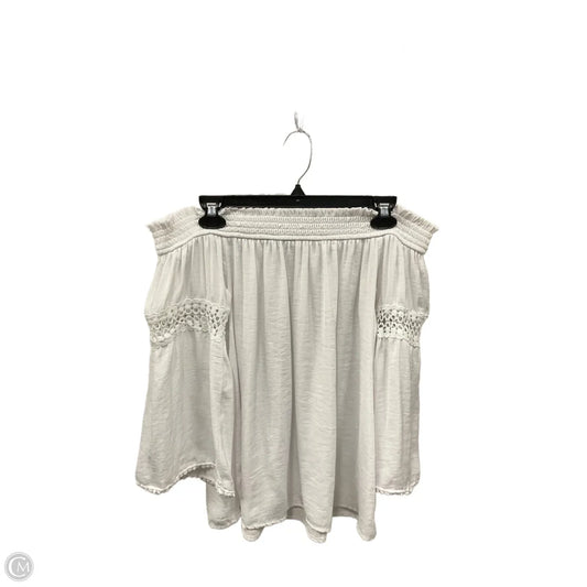 Top Long Sleeve By Jennifer Lopez In White, Size: S