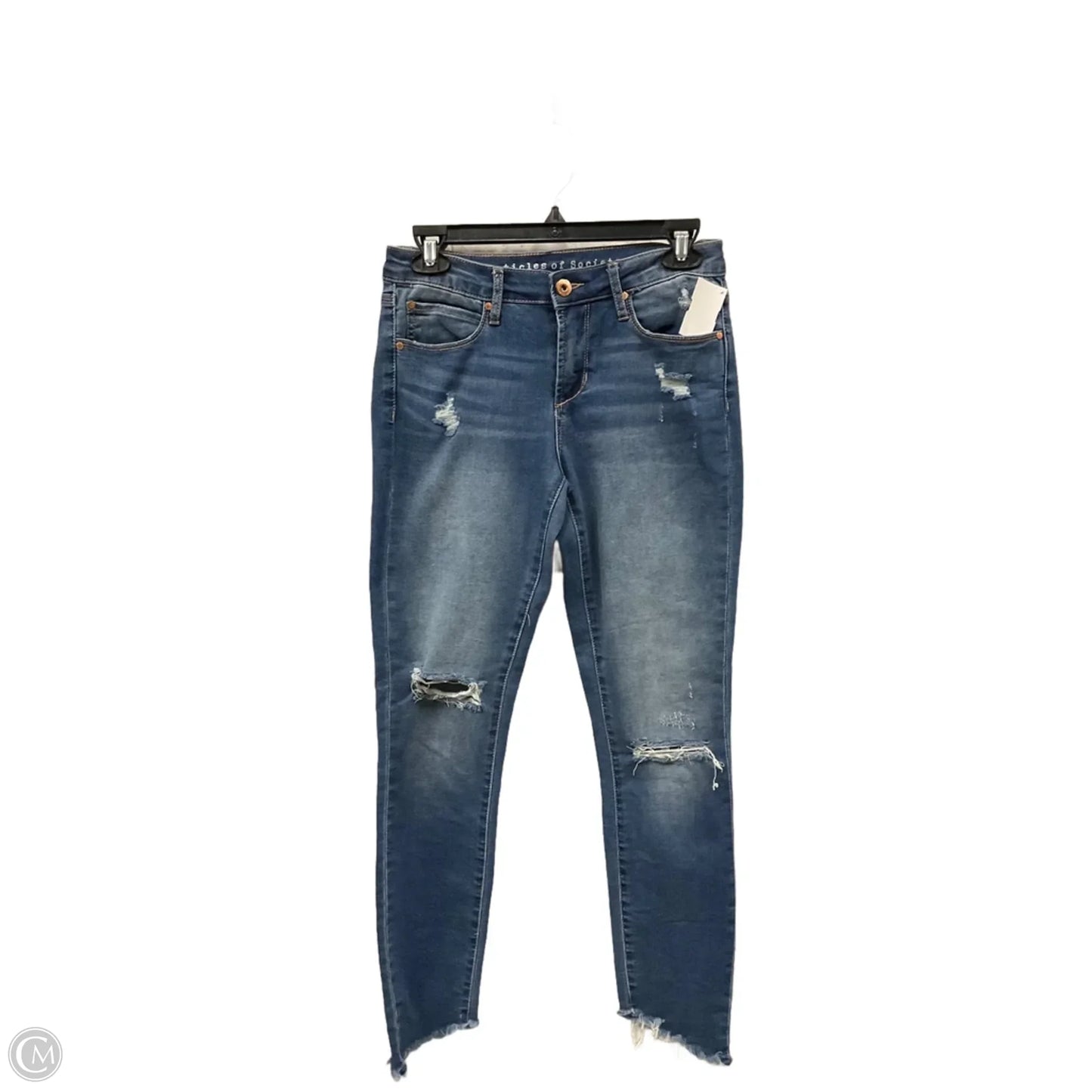 Jeans Skinny By Articles Of Society In Blue Denim, Size: 4