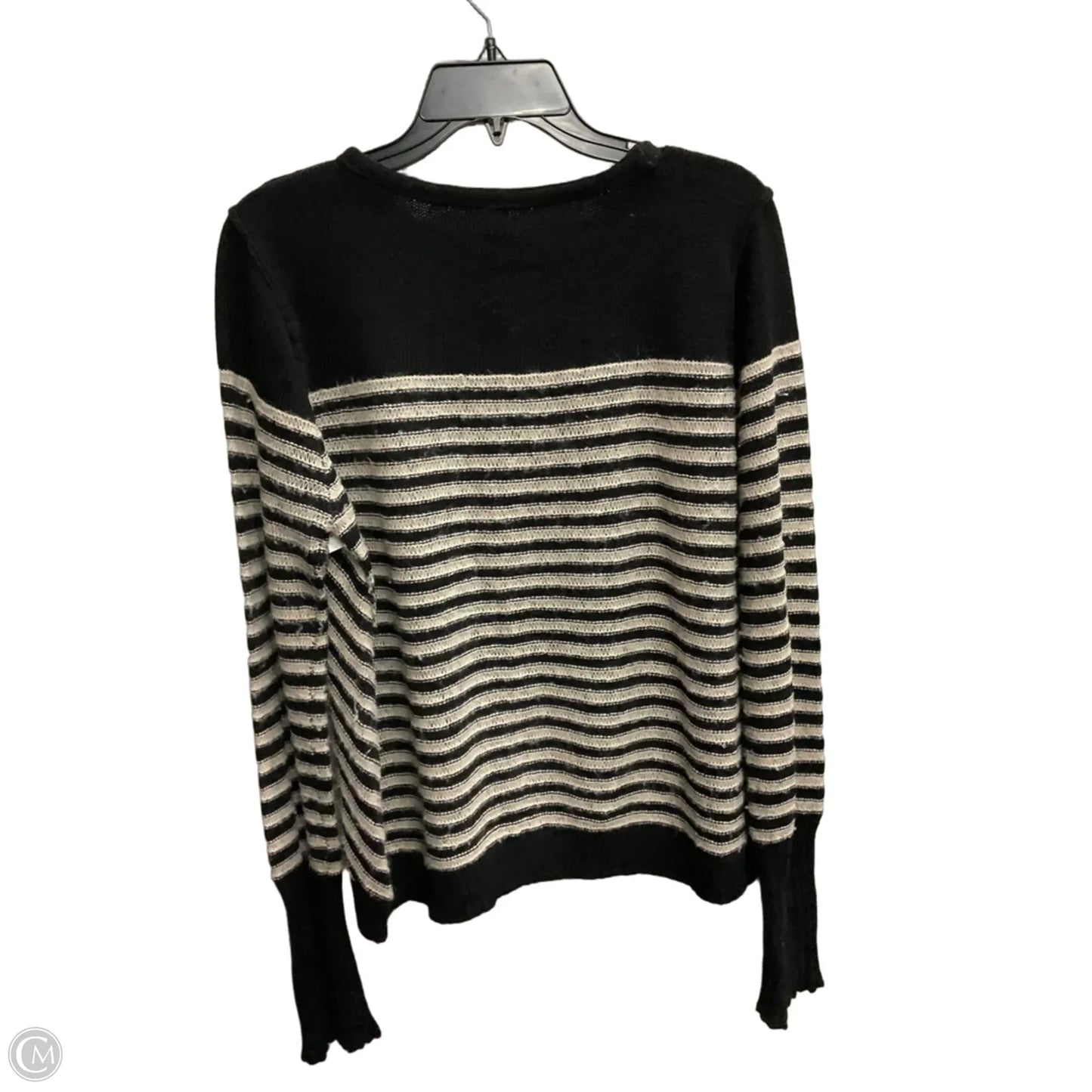 Sweater By Free People In Striped Pattern, Size: L