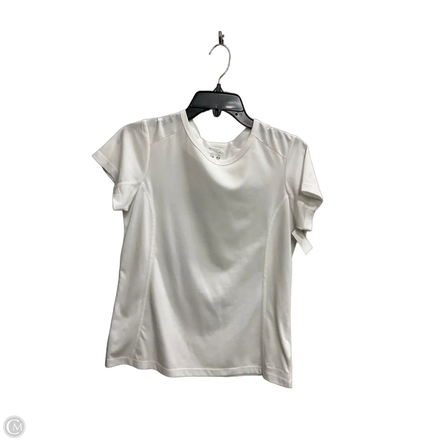 Top Short Sleeve By Columbia In White, Size: M