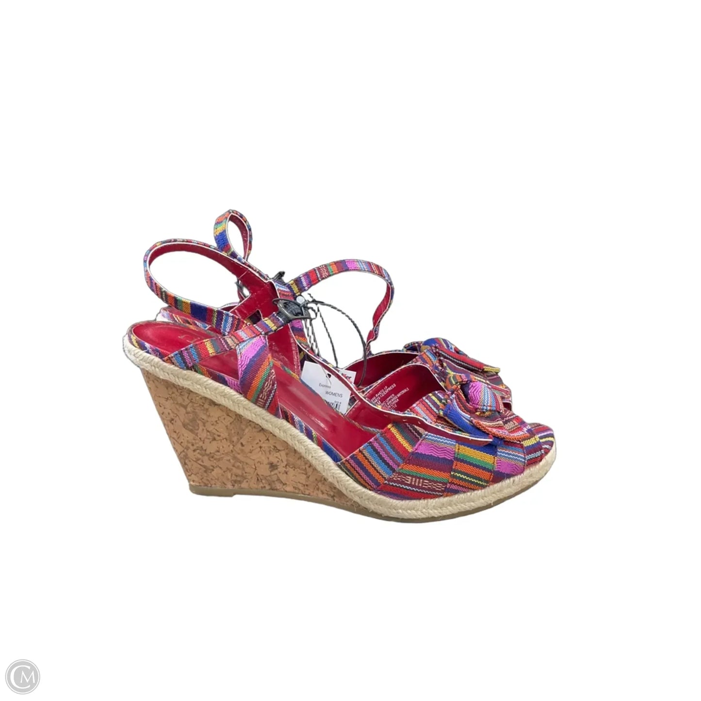 Sandals Heels Wedge By Rialto In Red, Size: 9