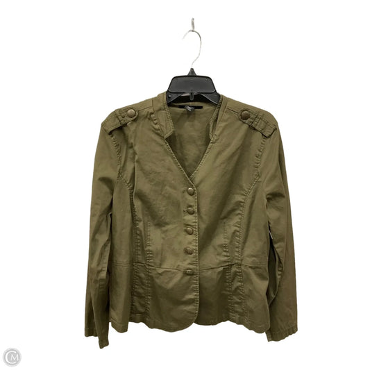 Jacket Other By Style And Company In Green, Size: L
