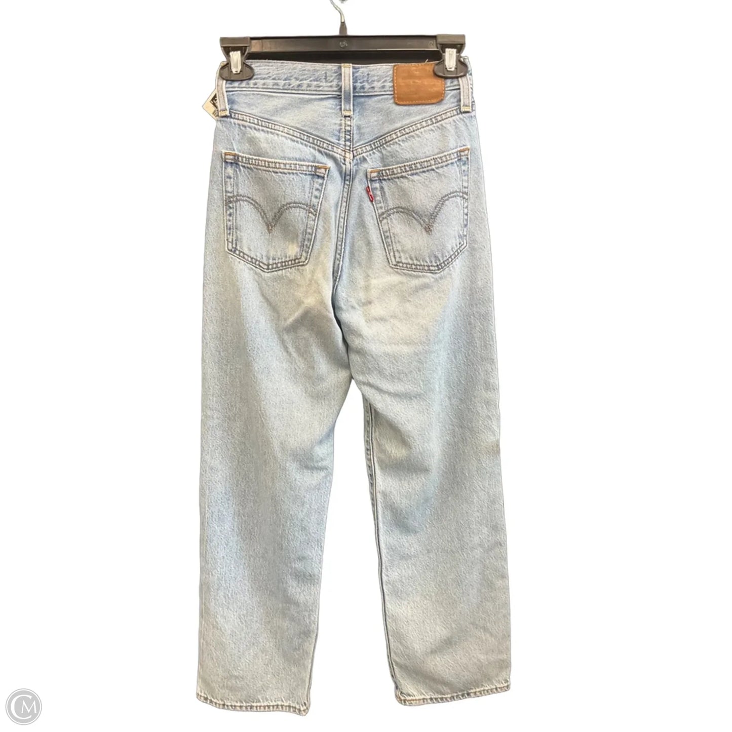 Jeans Straight By Levis Capital E In Blue Denim, Size: 0