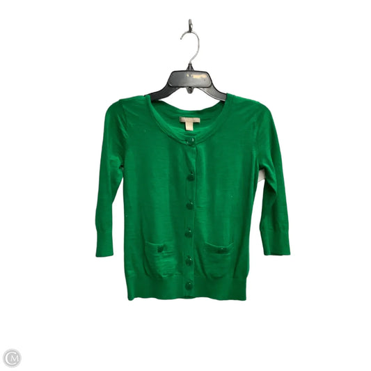 Cardigan By Banana Republic In Green, Size: Xs