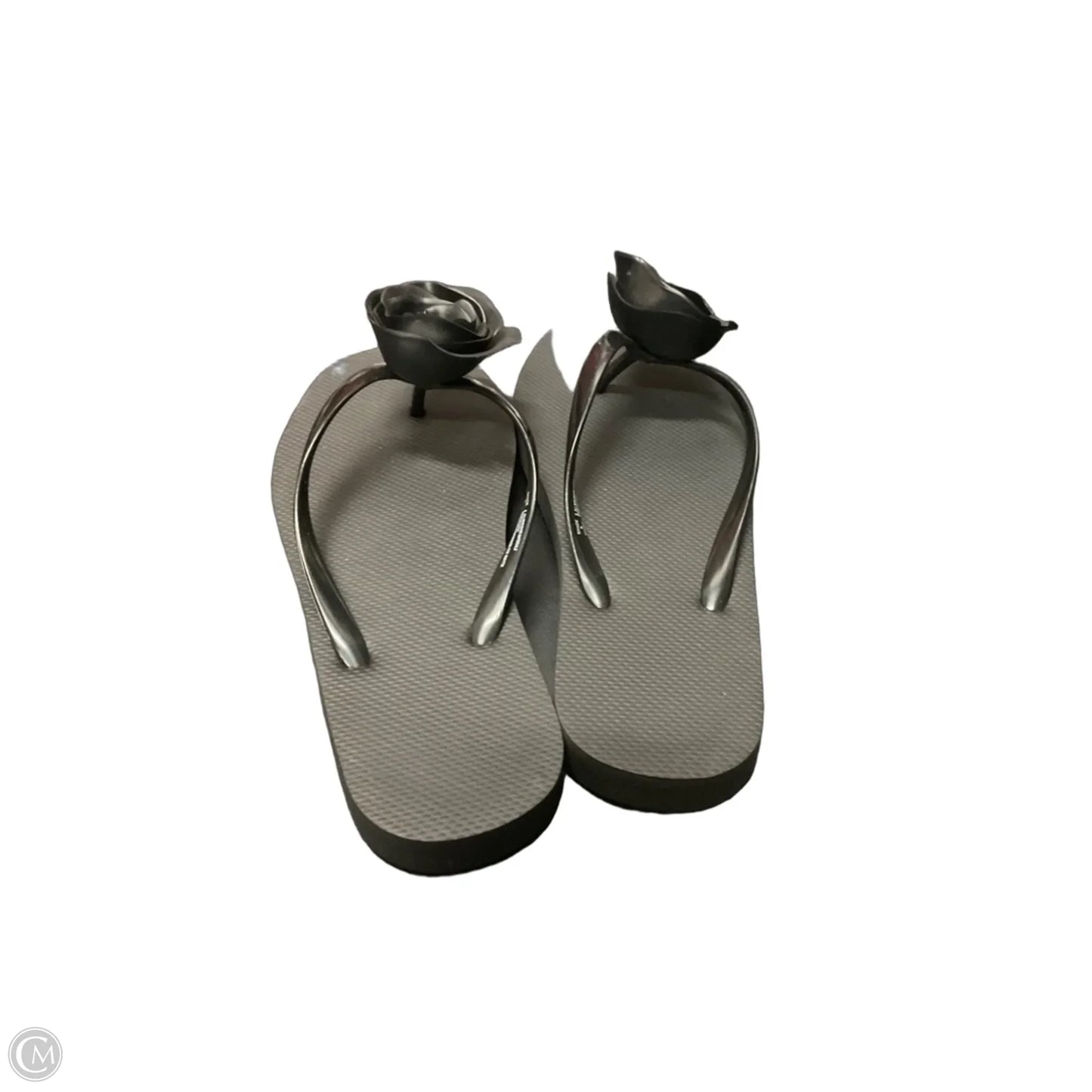 Sandals Flip Flops By Clothes Mentor In Black, Size: 6