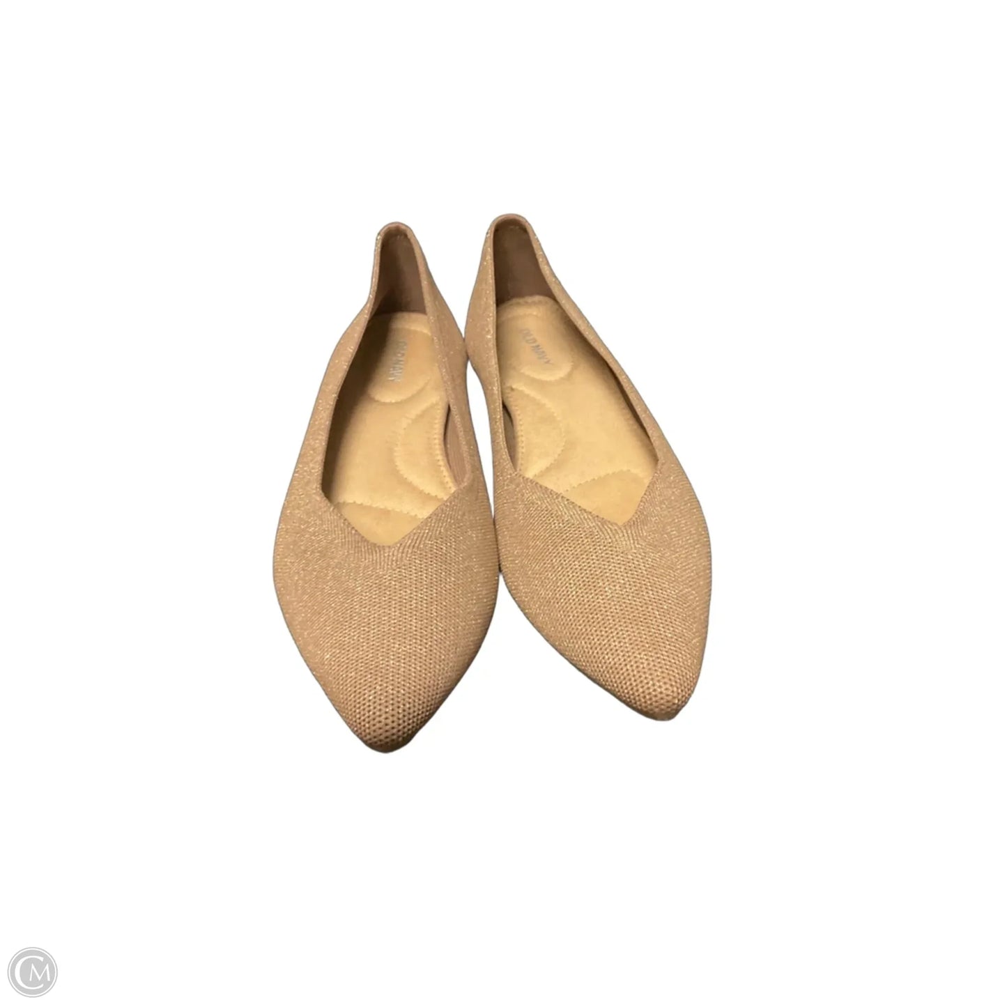 Shoes Flats By Old Navy In Gold, Size: 8