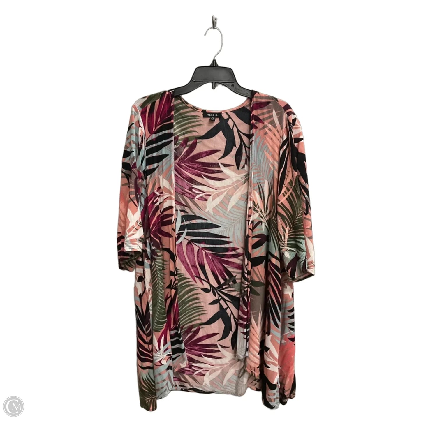 Swimwear Cover-up By Torrid In Tropical Print, Size: 1x