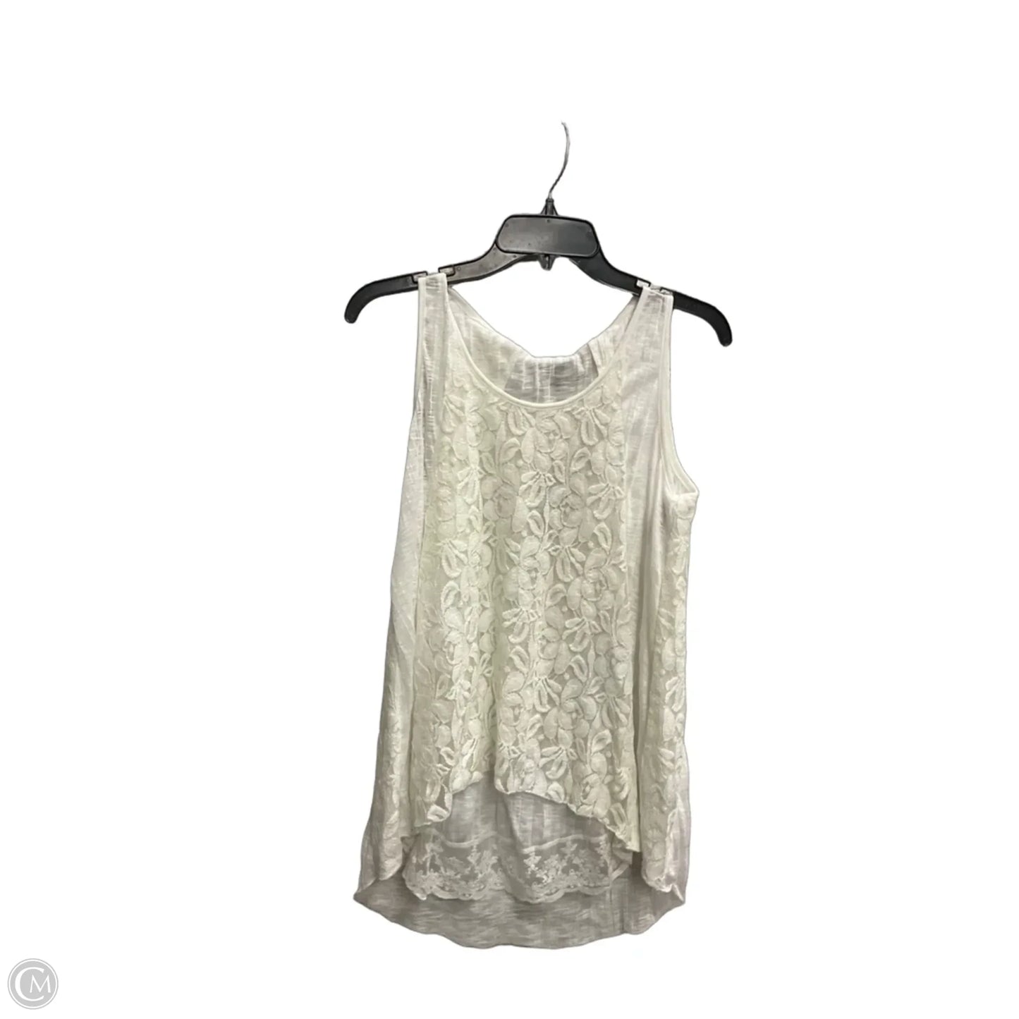 Top Sleeveless By Cupio In White, Size: L