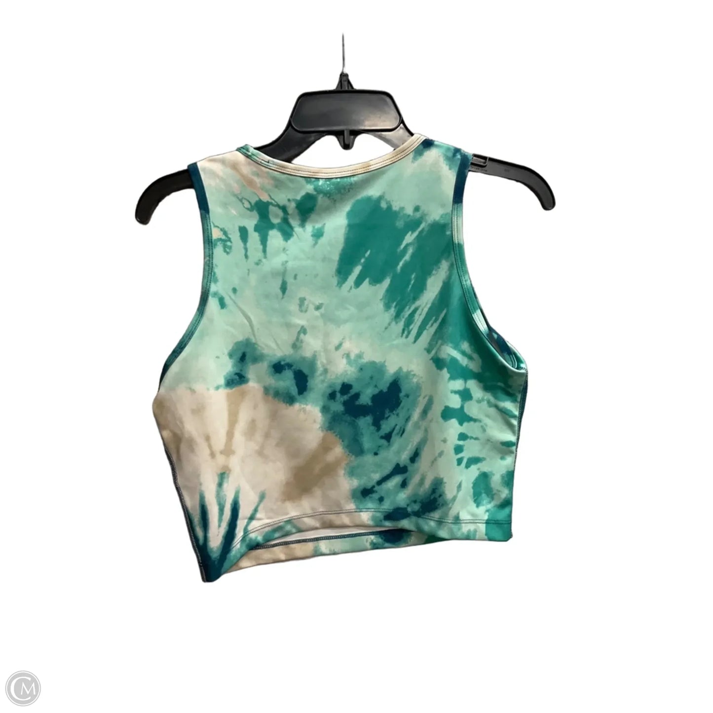 Athletic Tank Top By Nike Apparel In Tie Dye Print, Size: M