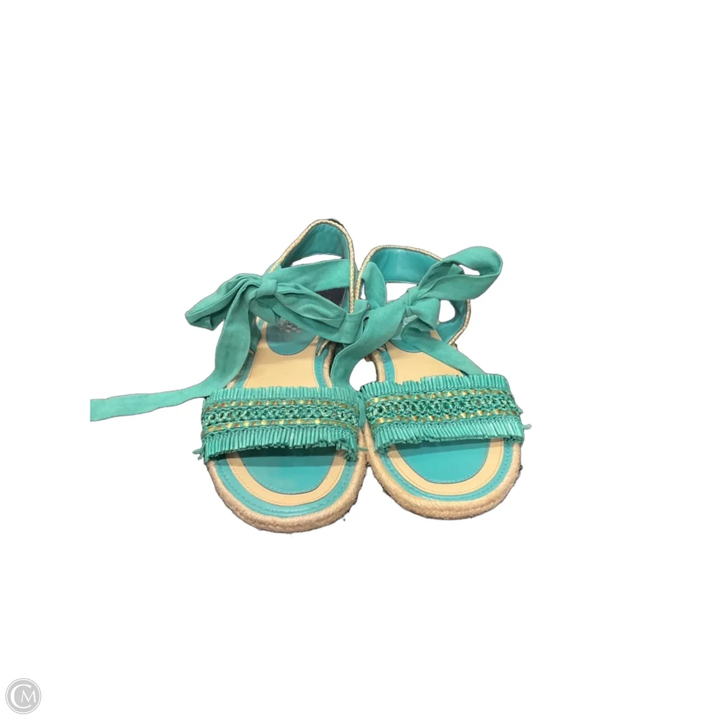 Sandals Flats By Vince Camuto In Teal, Size: 8.5