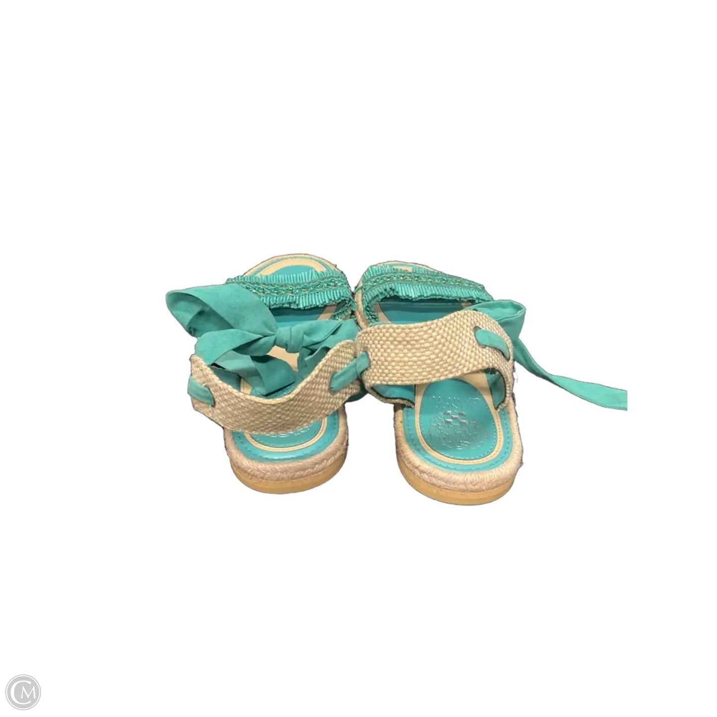 Sandals Flats By Vince Camuto In Teal, Size: 8.5
