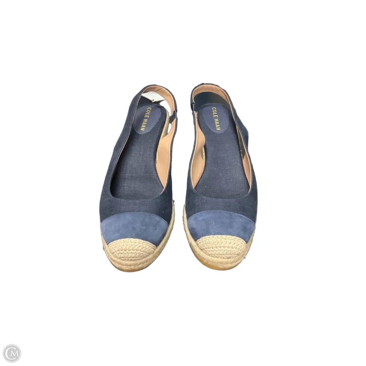 Shoes Heels Wedge By Cole-haan In Blue, Size: 10