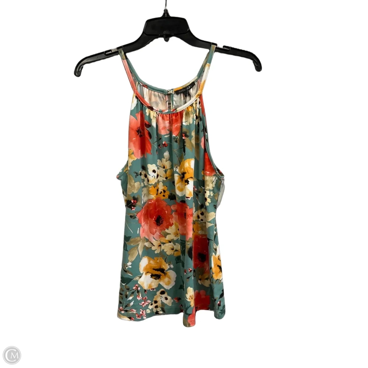 Top Sleeveless By Papermoon In Floral Print, Size: M