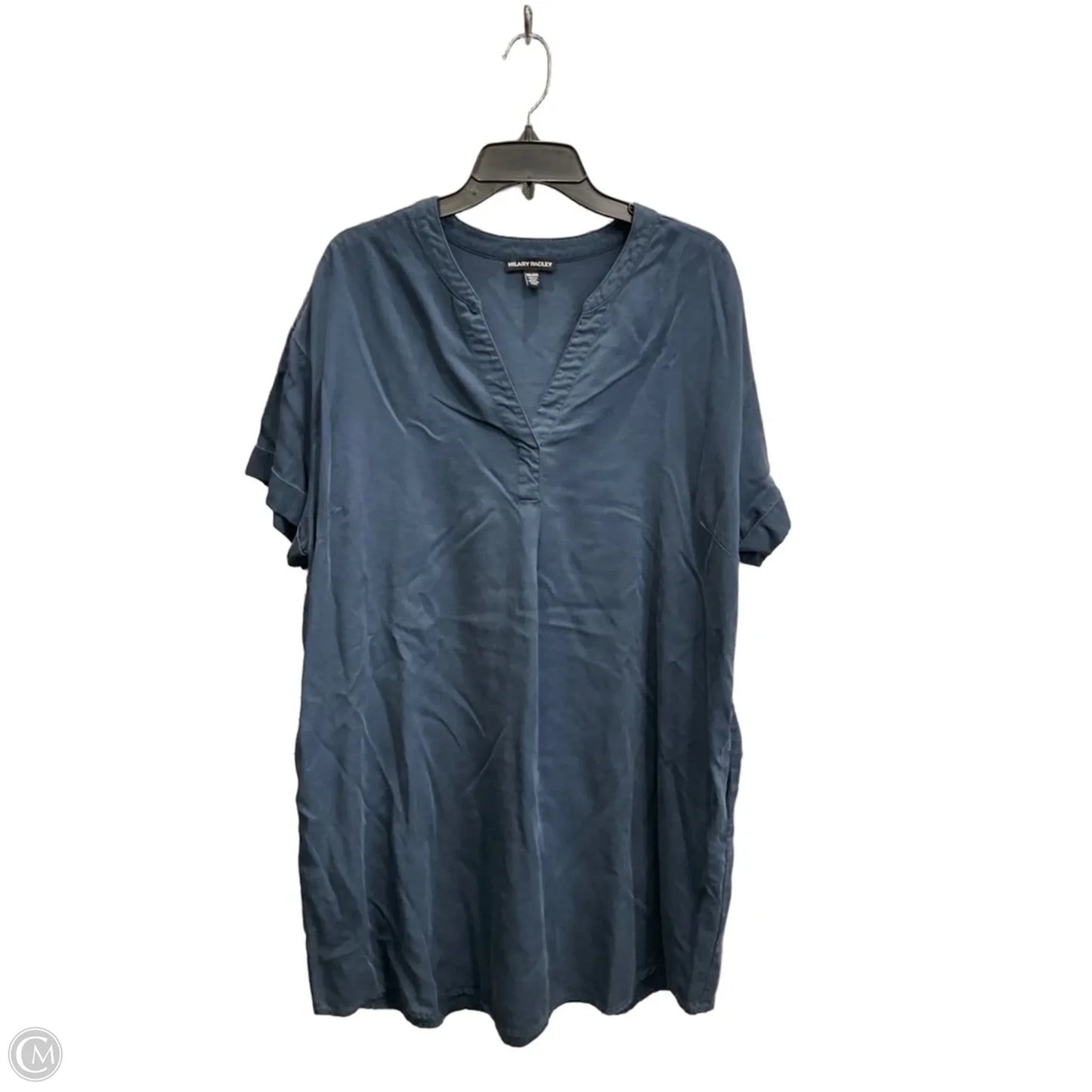 Dress Casual Midi By Hilary Radley In Blue, Size: Xxl