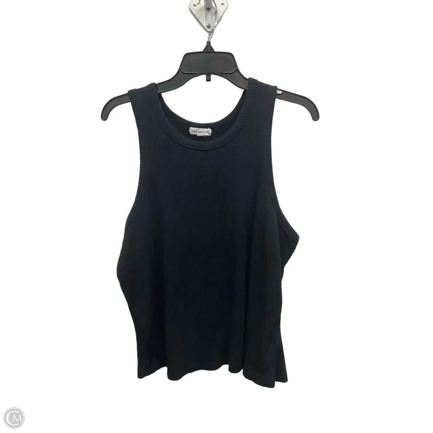 Top Sleeveless By Good American In Black, Size: 3x