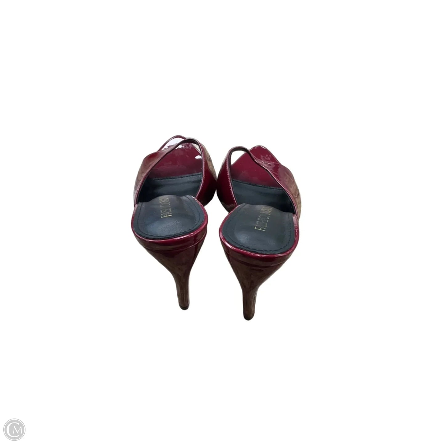 Shoes Heels Kitten By Fashion Nova In Red, Size: 10